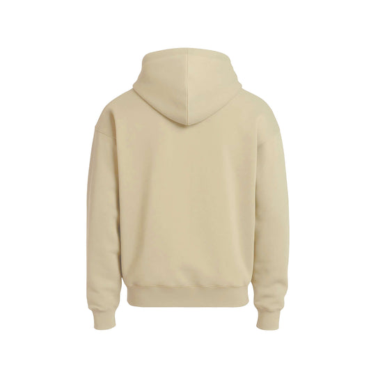 Ghost Print Hoodie Light Beige Style FTL