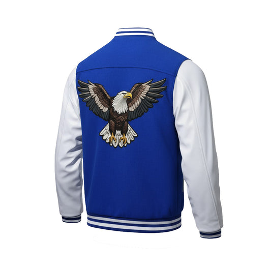 Men's Varsity Jacket – Wool Blend & Faux Leather