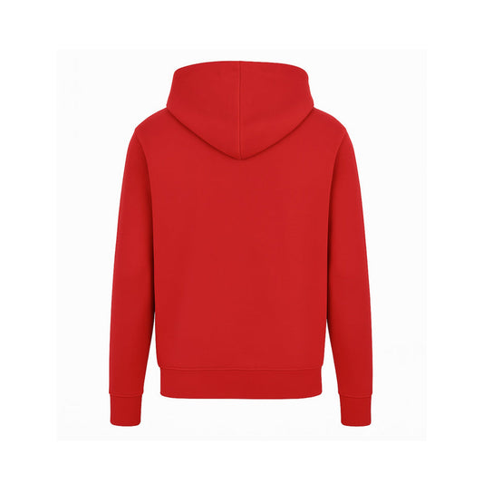 Red hoodie on a white background