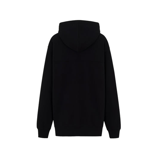 Black hoodie on a white background