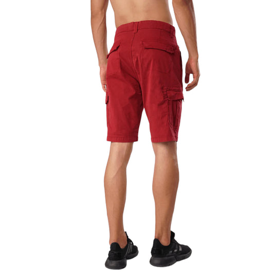 Stylish Scarlet Cargo Shorts with Functional Pockets