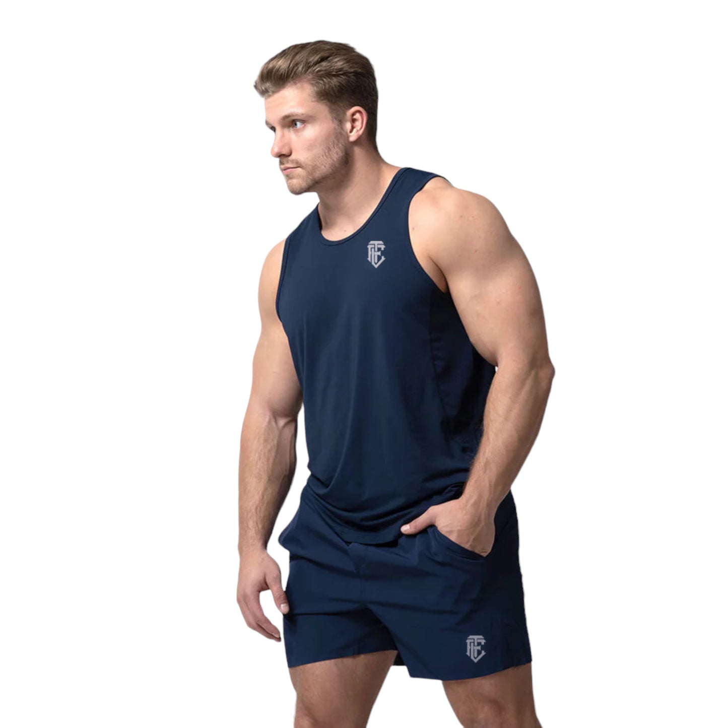 Performance Tank Top – Navy | Lightweight & Breathable Fit