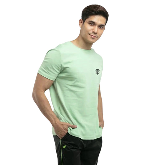 Men Stretchable Cotton Short Sleeve T-Shirt Comfortable Fit