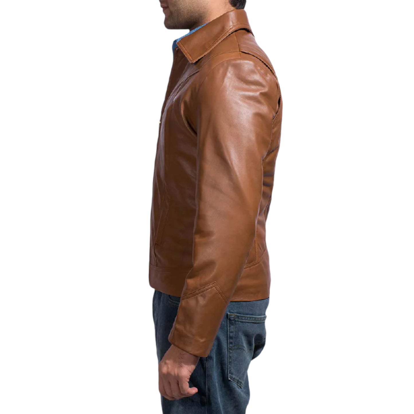 Vintage Brown Genuine Leather Jacket