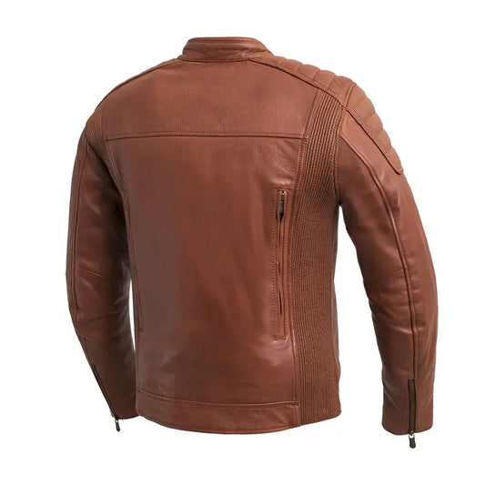 Maverick Spirit Premium Men Leather Moto Jacket Bold Style