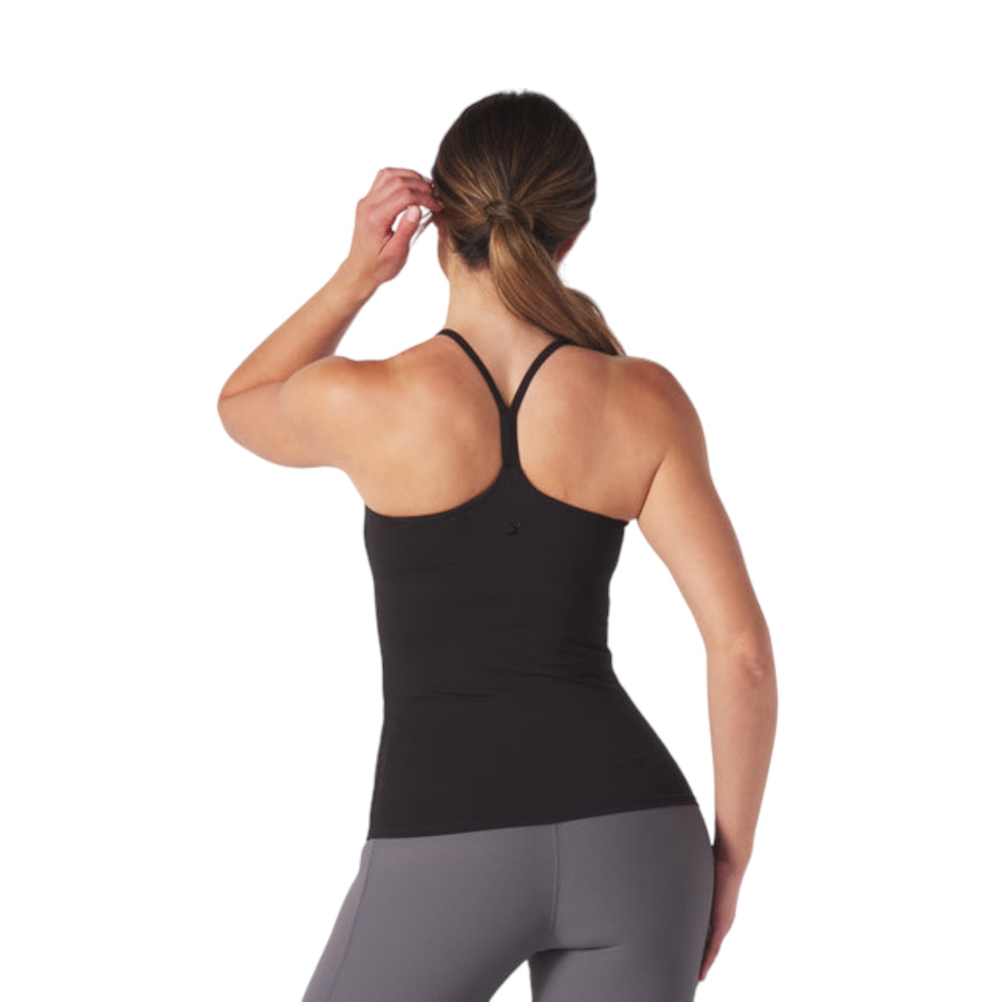 Sleek Performance Fit Tank Top in Black