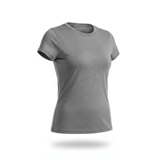 Classic Grey Heather Simplicity Tee for Effortless Style