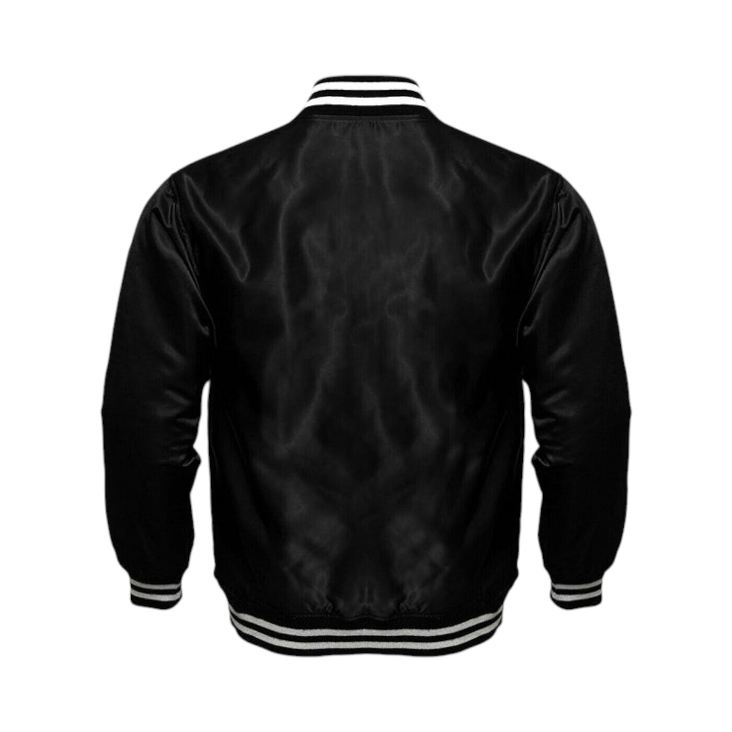 San Francisco Starter Locker Room Satin Varsity Full-Snap Jacket – Black