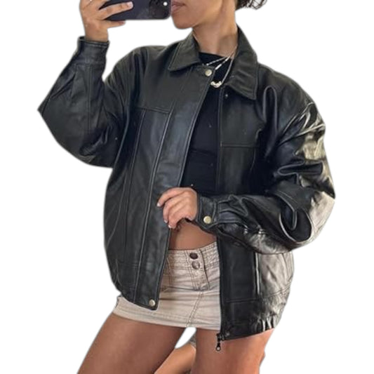Timeless Retro Genuine Leather Jacket