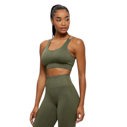 High-Performance Seamless Sports Bra