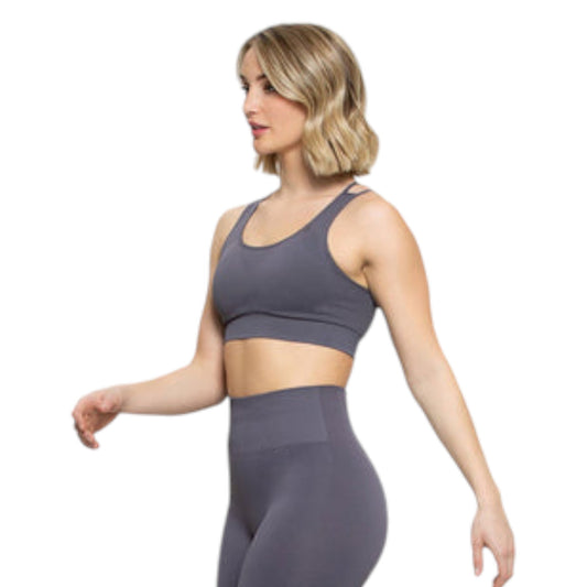Flex Fit Seamless Sports Bra – Flexible Support for Every Move