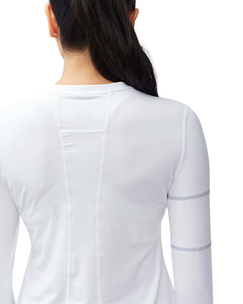 Women Breathable Long Sleeve Fitness Top Stylish Activewear