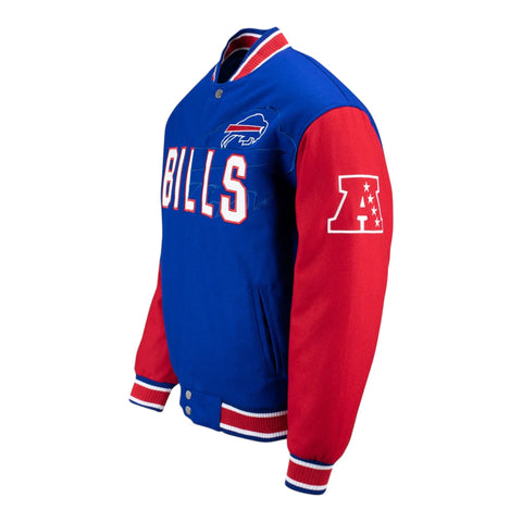 Buffalo Bills Retro Sublimated Zip-Up Jacket – NFL Buffalo Bills Style