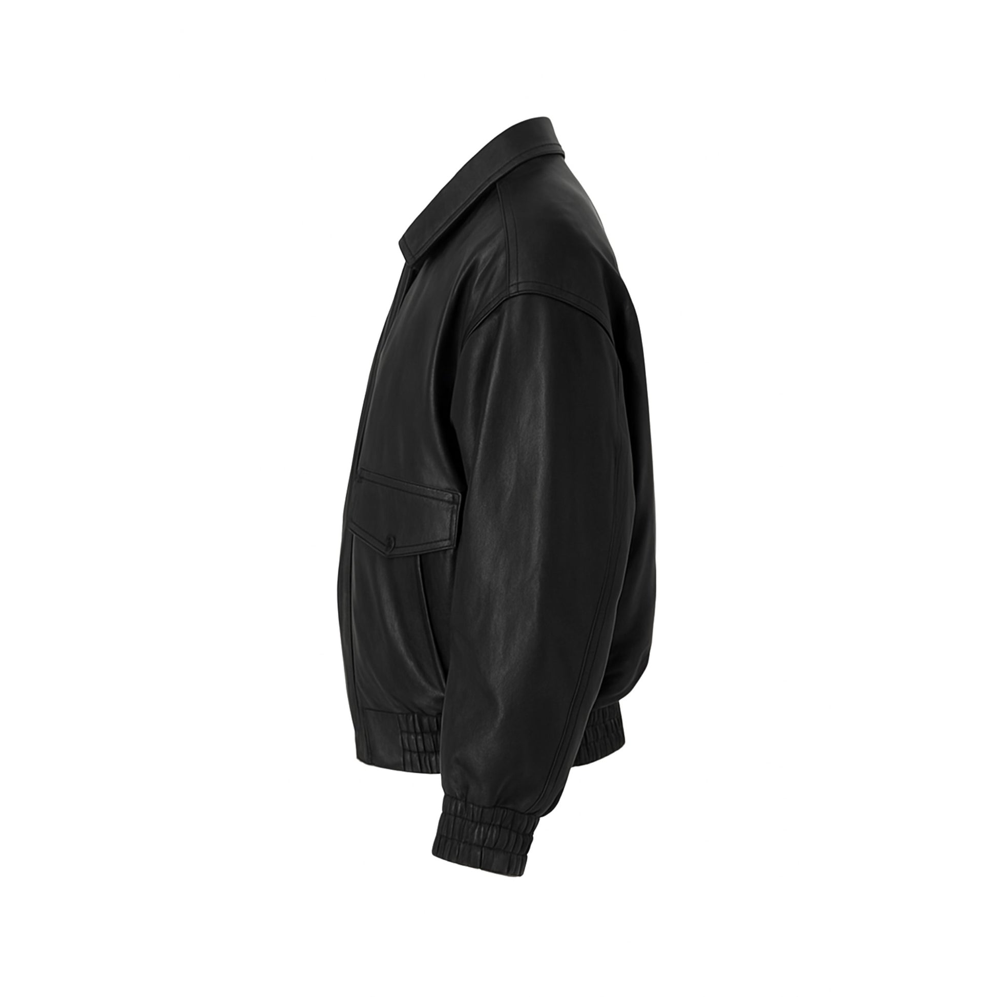 Black jacket on a white background