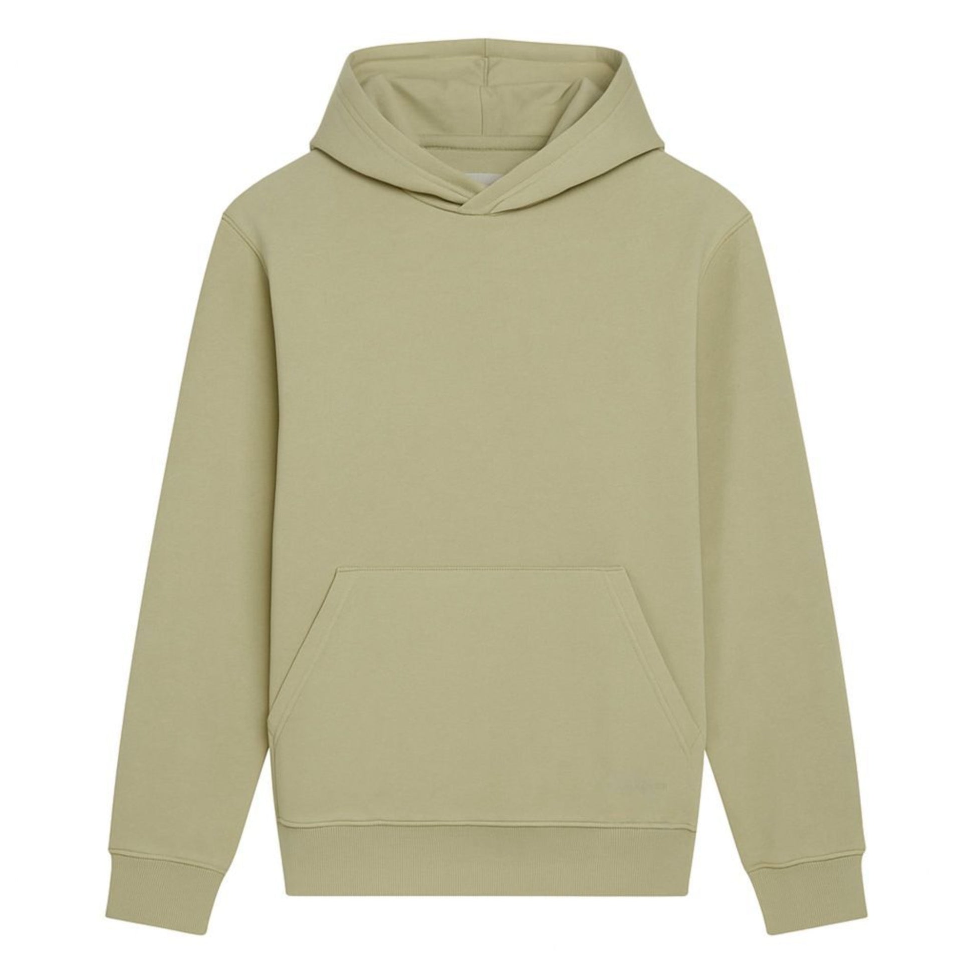 Beige hoodie on a white background