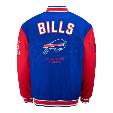 Buffalo Bills Retro Sublimated Zip-Up Jacket – NFL Buffalo Bills Style
