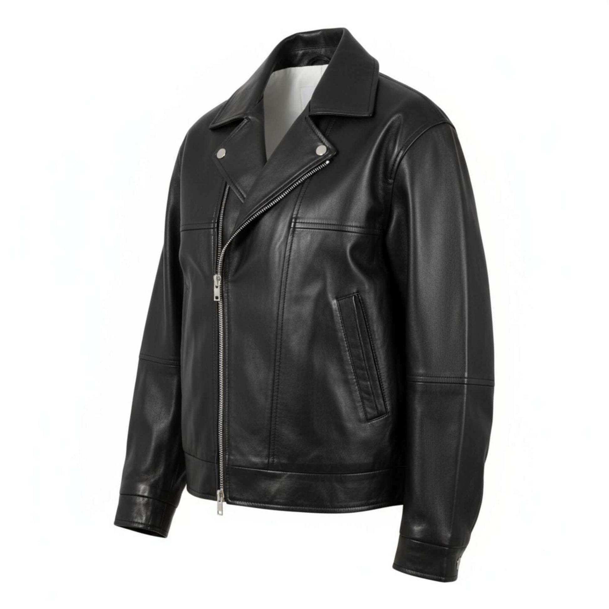 Vintage Leather Jacket for Women Retro Streetwear Look
