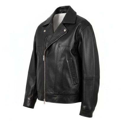 Vintage Leather Jacket for Women Retro Streetwear Look