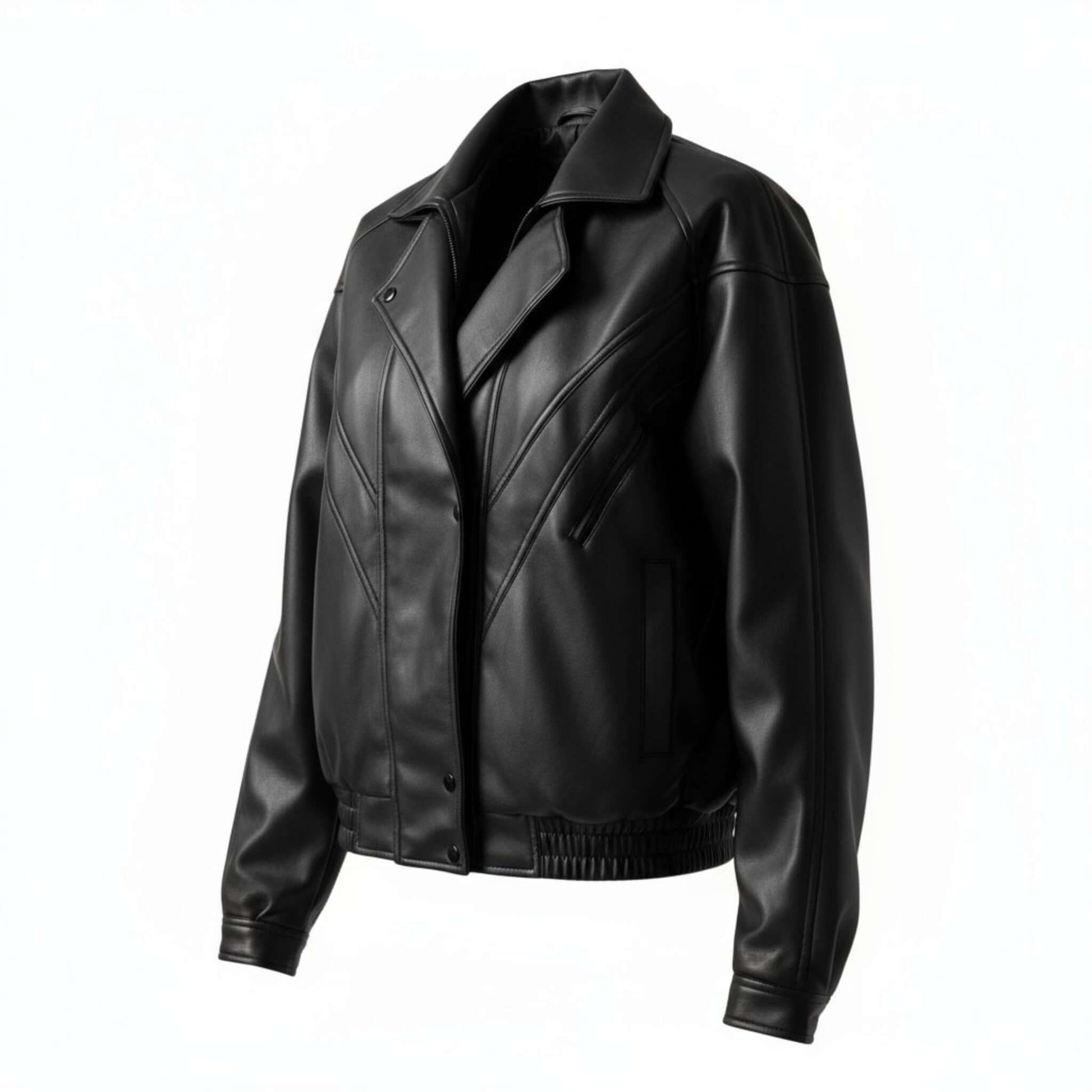  Legendary 90s Oversized Leather Bomber Jacket For Women