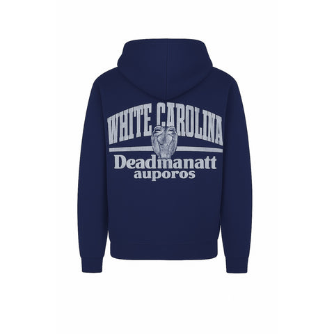 Navy Oversized North Carolina Basketball Sports Hoodie
