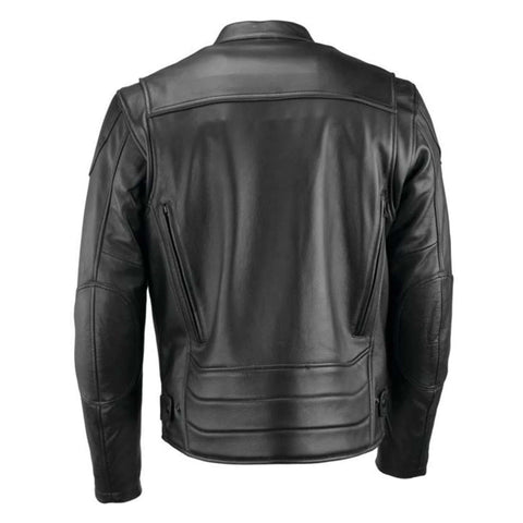 Men Premium Leather Motorcycle Jacket Durable & Stylish