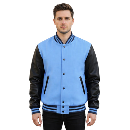 Stylish Retro Letterman Jacket Bold Black Sleeves – Unisex Premium Fit