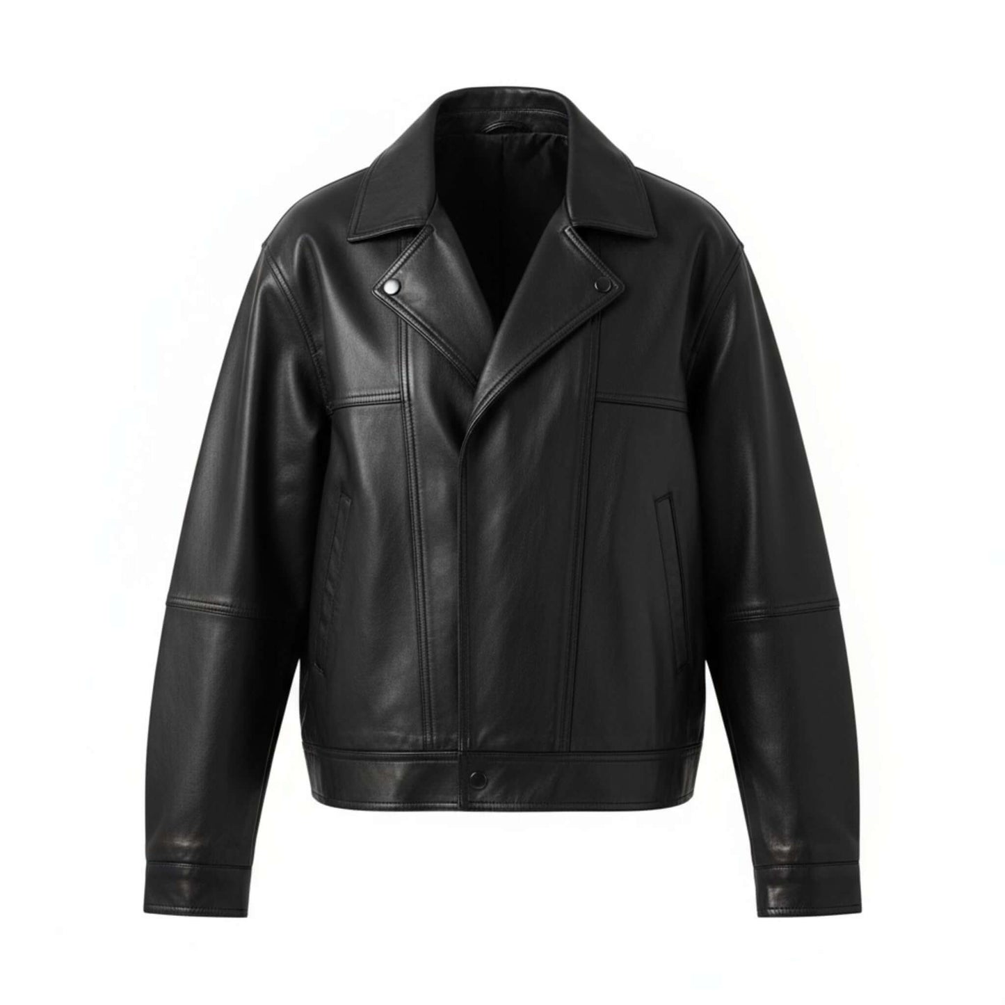Vintage Leather Jacket for Women Retro Streetwear Look