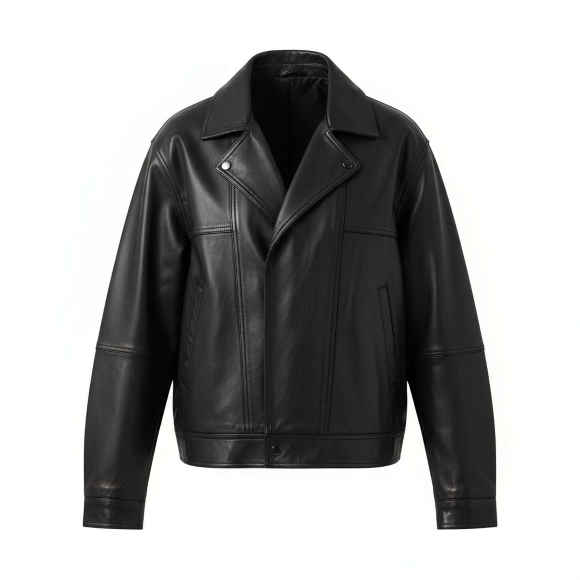 Vintage Leather Jacket for Women Retro Streetwear Look
