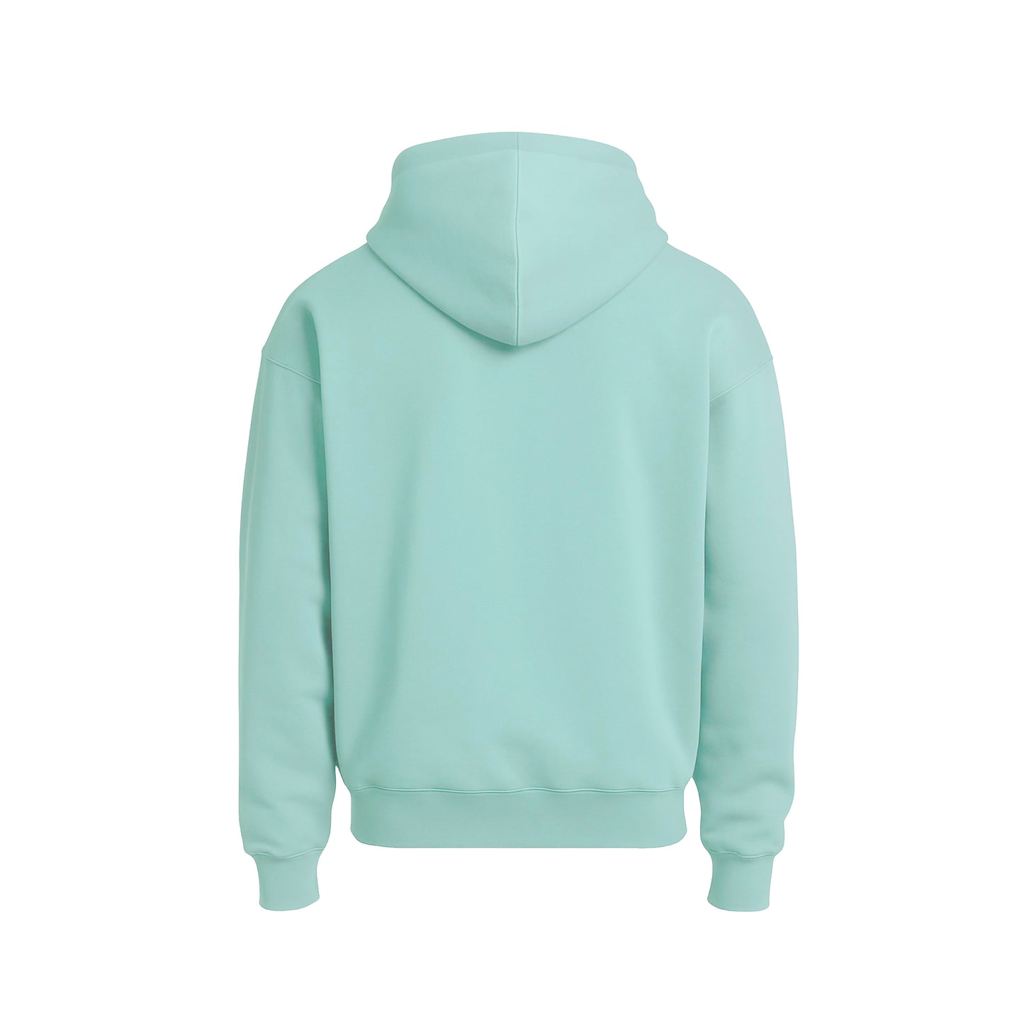 Light blue hoodie on a white background