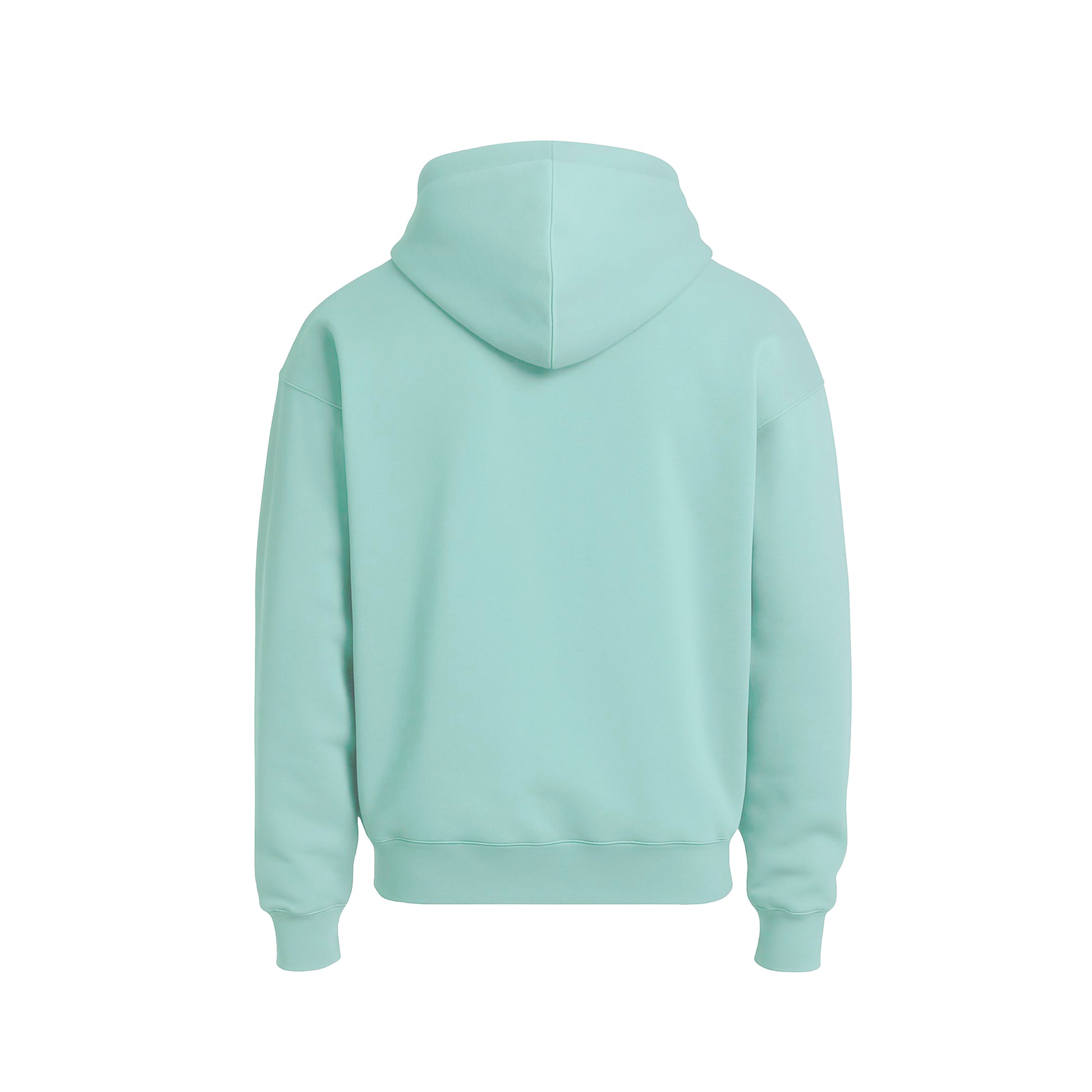 Light blue hoodie on a white background