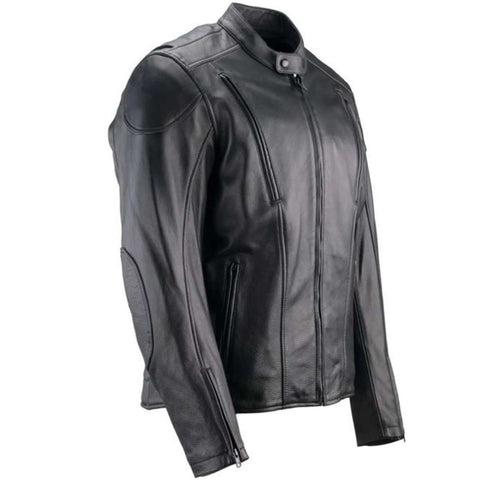 Men Premium Leather Motorcycle Jacket Durable & Stylish
