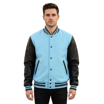 Stylish Retro Letterman Jacket Bold Black Sleeves – Unisex Premium Fit