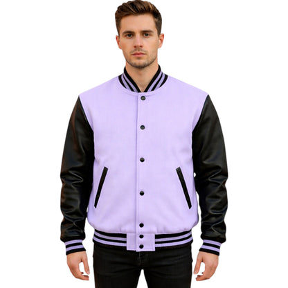 Stylish Retro Letterman Jacket Bold Black Sleeves – Unisex Premium Fit