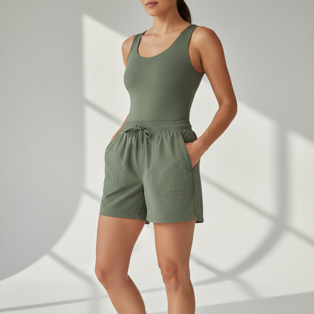 Women Hybrid Hiking-Golf Shorts Lightweight & Versatile