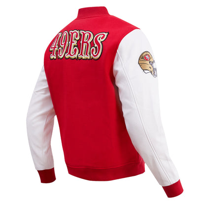 49ers Classic Men’s All-Wool Varsity Jacket Timeless Retro Look