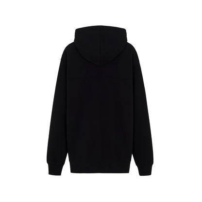 Black hoodie on a white background