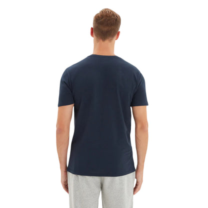 Men's Stylish Navy Blue Henley T-Shirt - Comfortable and Casual Wear