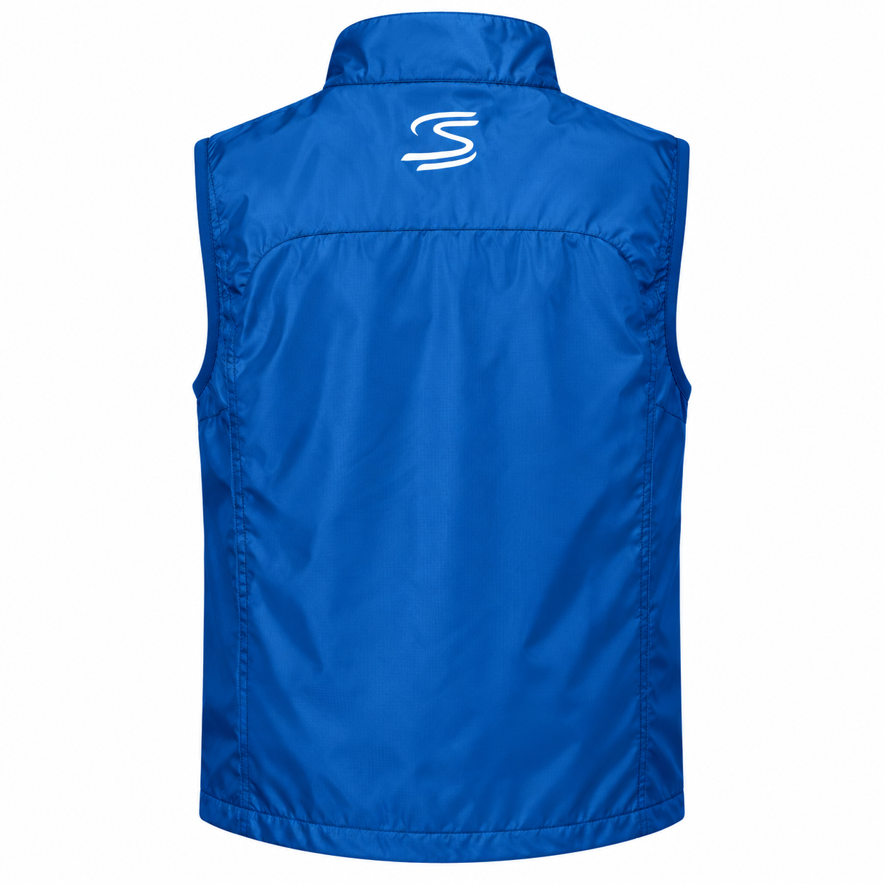 Ayrton Senna F1 Stripe Windbreaker Blue Vest 