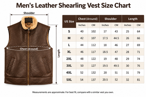 Black B3 Aviator Shearling Leather Vest – Flight Pilot Vest