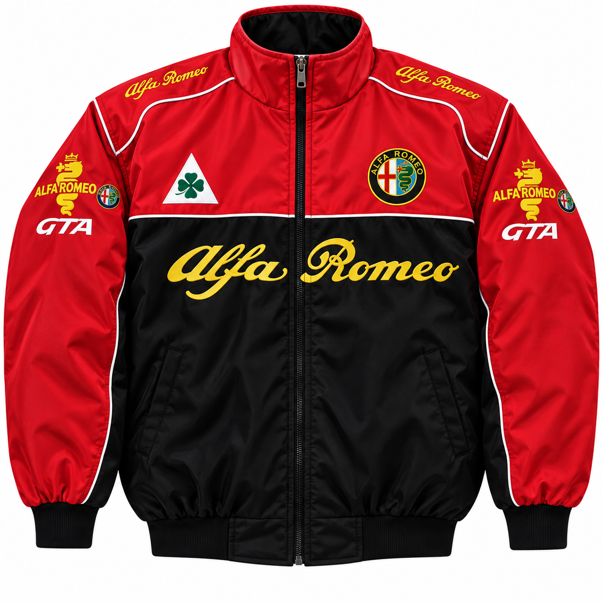 Vintage Alfa Romeo F1 Racing Jacket Red & Black