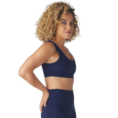 EaseBra Black Workout Bra – Seamless Fit for Active Women