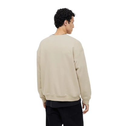 Men's Beige Crew Neck Sweatshirt
