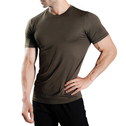 Olive Flex Mesh Tee: Extremely Flexible Design