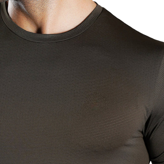 Olive Flex Mesh Tee: Extremely Flexible Design