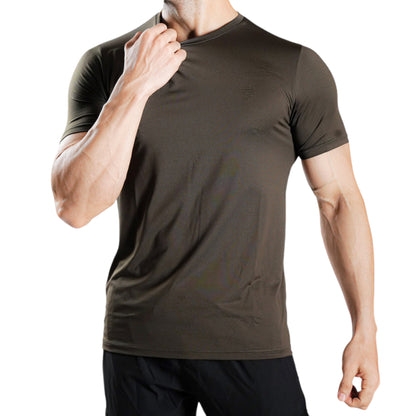 Olive Flex Mesh Tee: Extremely Flexible Design