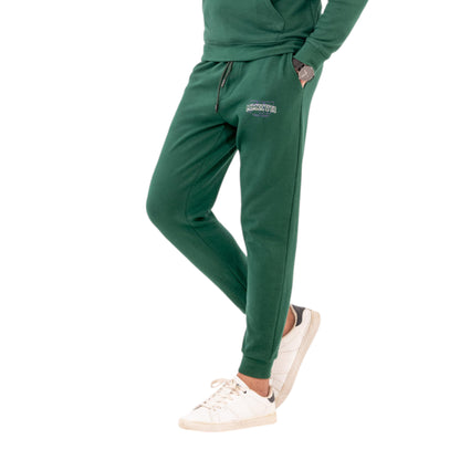 Men's Green Jogger Pants with Drawstring Waist