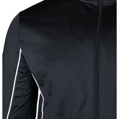 Get Noticed: Black Zipper Tracksuit for Ultimate Style