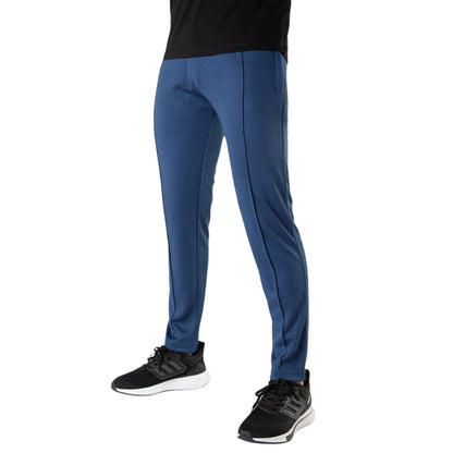 Tech Pants - Blue Bottoms with Black Panels