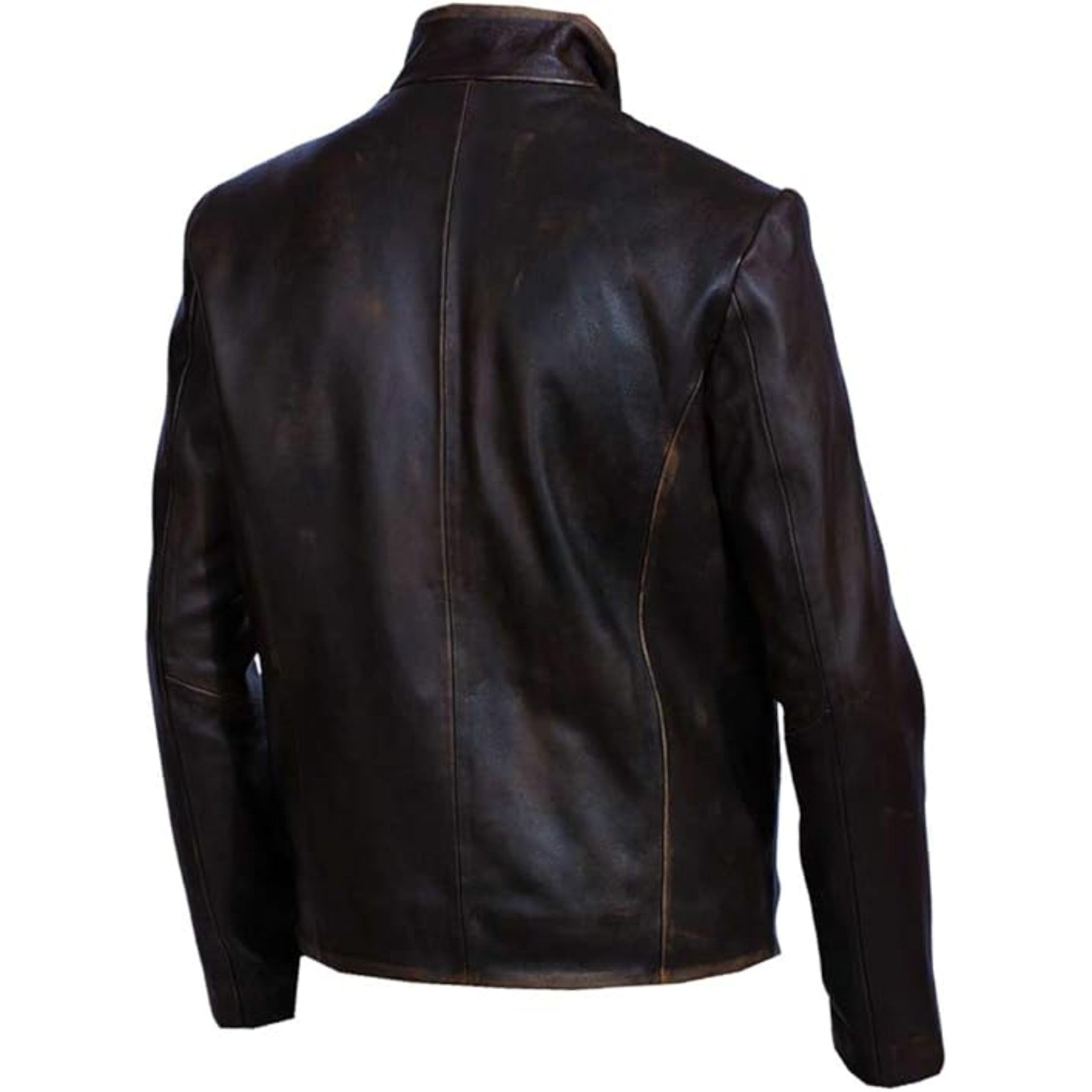 Men Black Leather Jacket Drakeshire Classic Motorcycle