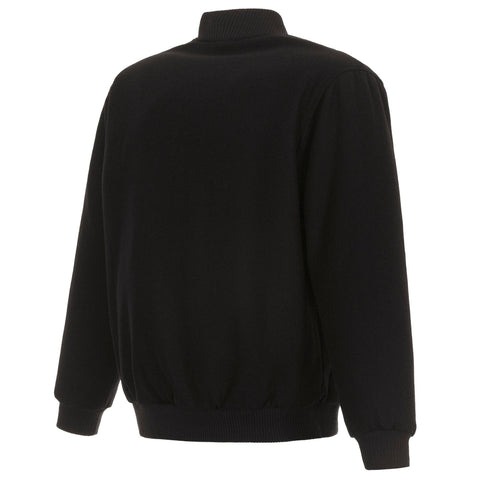 Black sweater on a white background